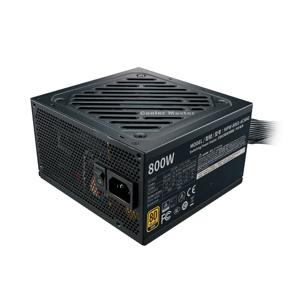 منبع تغذیه کامپیوتر کولر مستر مدل Cooler Master G800 GOLD منبع تغذیه کامپیوتر کولر مستر مدل Cooler Master G800 GOLD